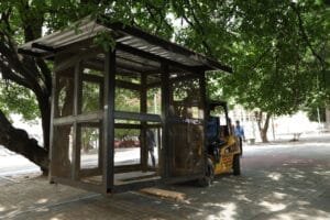 Alcaldía de Neiva retiró módulos ubicados sobre el pasaje peatonal ‘José Eustasio Rivera’