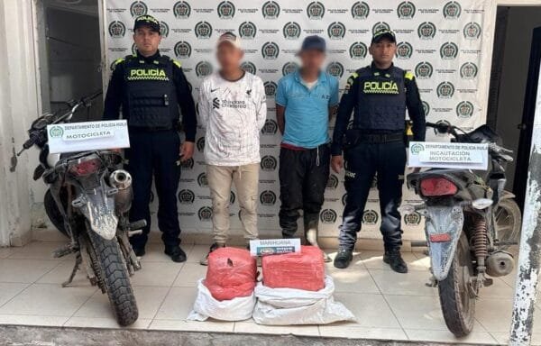 Cayeron ‘Los Mellizos’ con marihuana en La Plata, Huila