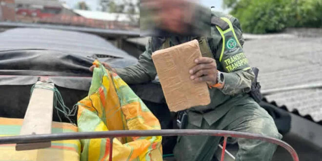 En Gigante, la Policía Nacional logró incautar 850 kilos de marihuana