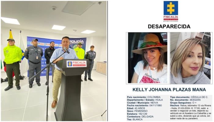 5 millones por información que esclarezca desaparición de Kelly Johanna Plazas Mana
