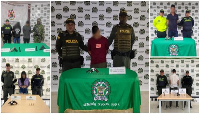 53 armas de fuego han sido incautadas en el Huila