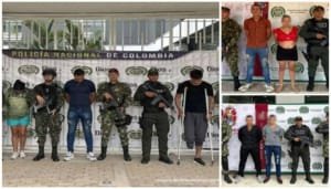 Caen 11 presuntos integrantes de las disidencias de las Farc involucrados en actividades criminales en el sur del país
