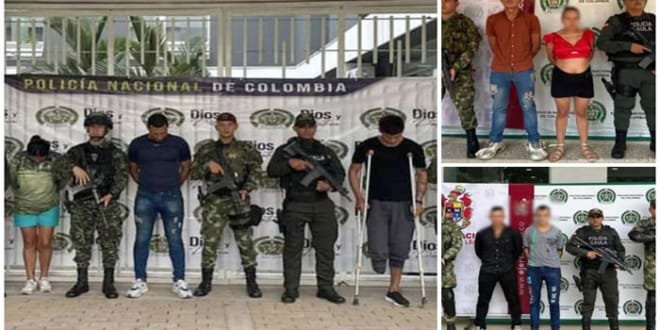 Caen 11 presuntos integrantes de las disidencias de las Farc involucrados en actividades criminales en el sur del país