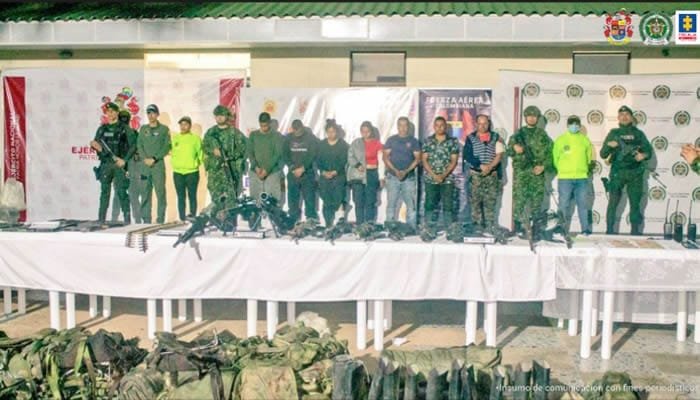 Cárcel para 8 presuntos integrantes de las disidencias de las Farc que delinquen en el sur de Tolima