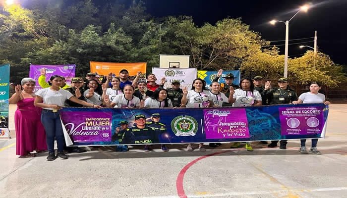 Policía de Neiva realizó campeonato relámpago «Empoderate mujer, juega por el respeto y la vida»