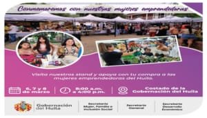 Gobernador del Huila impulsa el empoderamiento económico de las mujeres