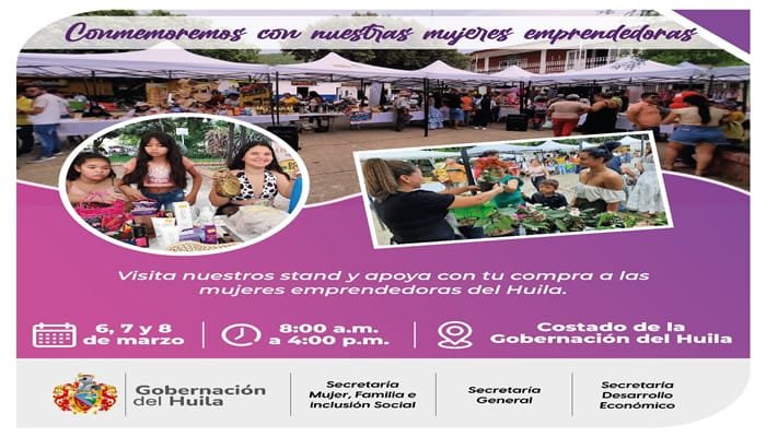 Gobernador del Huila impulsa el empoderamiento económico de las mujeres