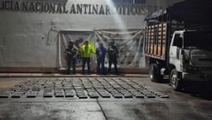 Incautados 316 kilos de clorhidrato de cocaína