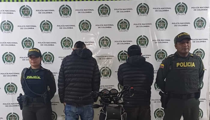 Menores fueron aprehendidos en una moto hurtada en Pitalito