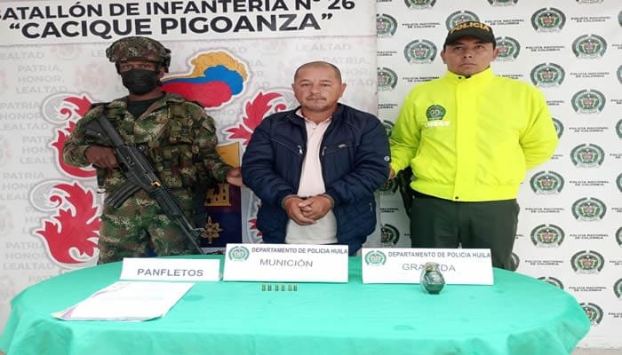 Cayó el armero de las disidencias en el occidente del Huila