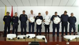 CAM suministra elementos para los bomberos del departamento
