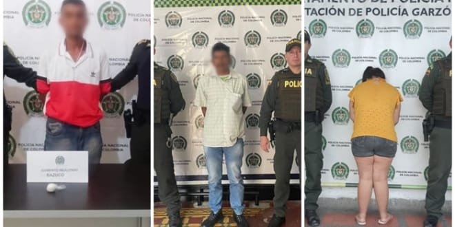 Gran ofensiva contra la delincuencia logró la Policía del Huila durante el fin de semana