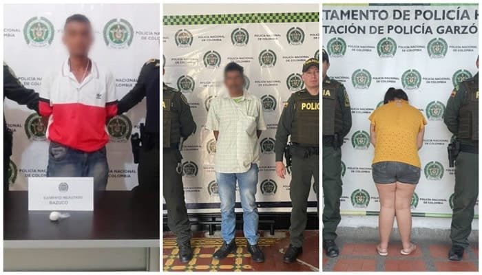Gran ofensiva contra la delincuencia logró la Policía del Huila durante el fin de semana