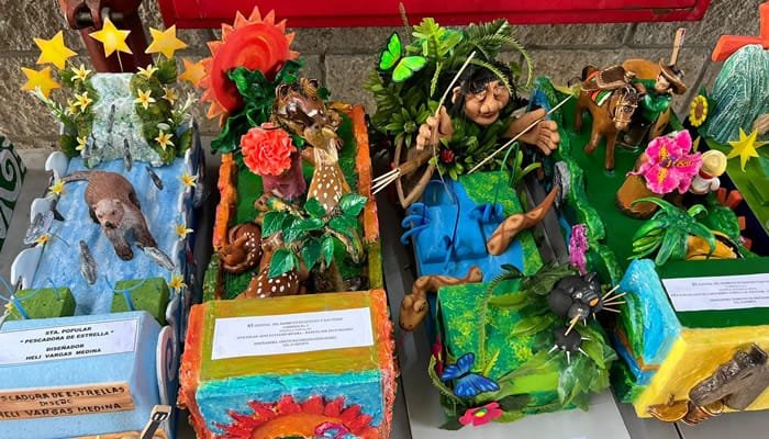 Listas carrozas para los desfiles folclóricos municipales