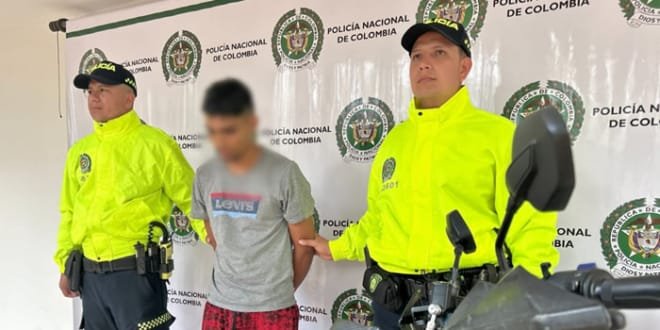 Capturado individuo por motocicleta robada