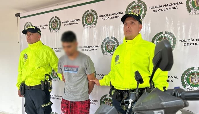 Capturado individuo por motocicleta robada