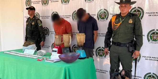 Dos capturas por droga en el oriente de Neiva
