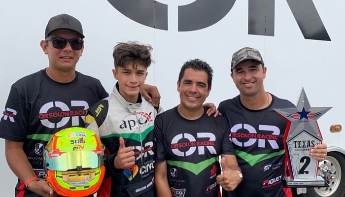 Podio huilense en primera fecha de karts en Estados Unidos