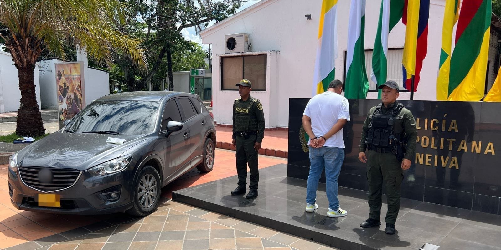 Detenido individuo por falsedad marcaria