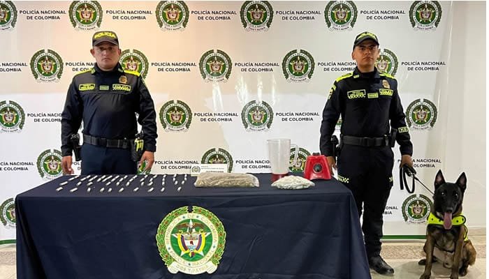 Incautación de marihuana en la Comuna Seis