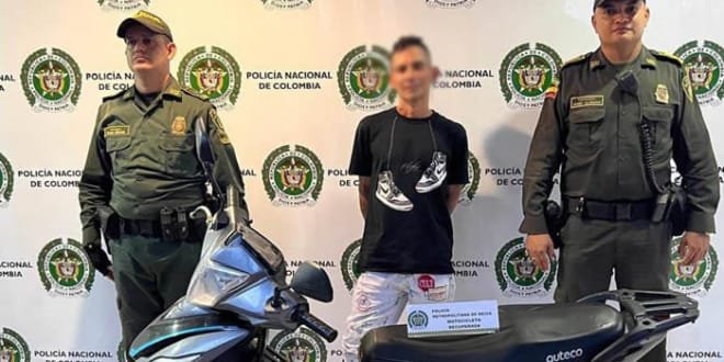 Detenido un individuo por hurto de motocicleta