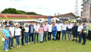 Delegación del Ministerio del Deporte visitó el estadio