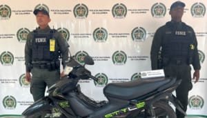 Policía recuperó motocicleta
