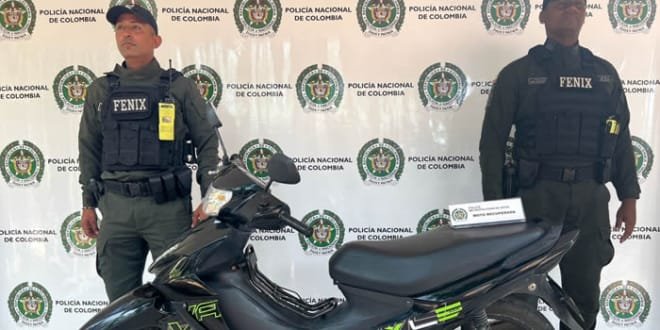 Policía recuperó motocicleta