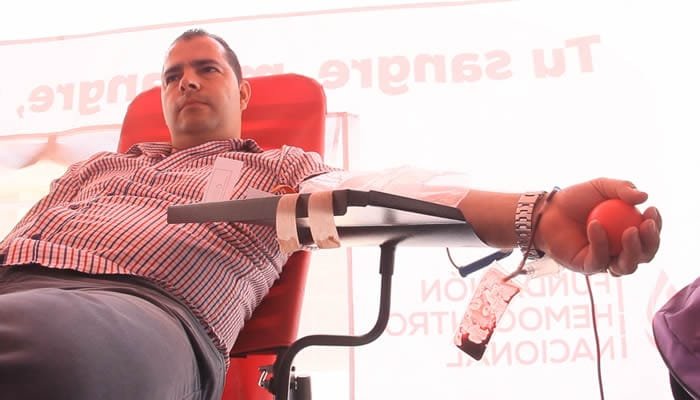 Éxito en campaña de donación de sangre