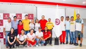 Usco entregó bandera a deportistas que intervendrán en zonal Ascundaf