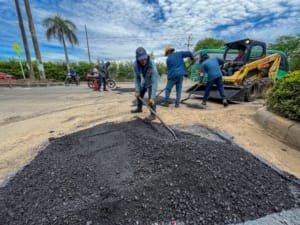 Siguen los trabajos de repacheo en Neiva
