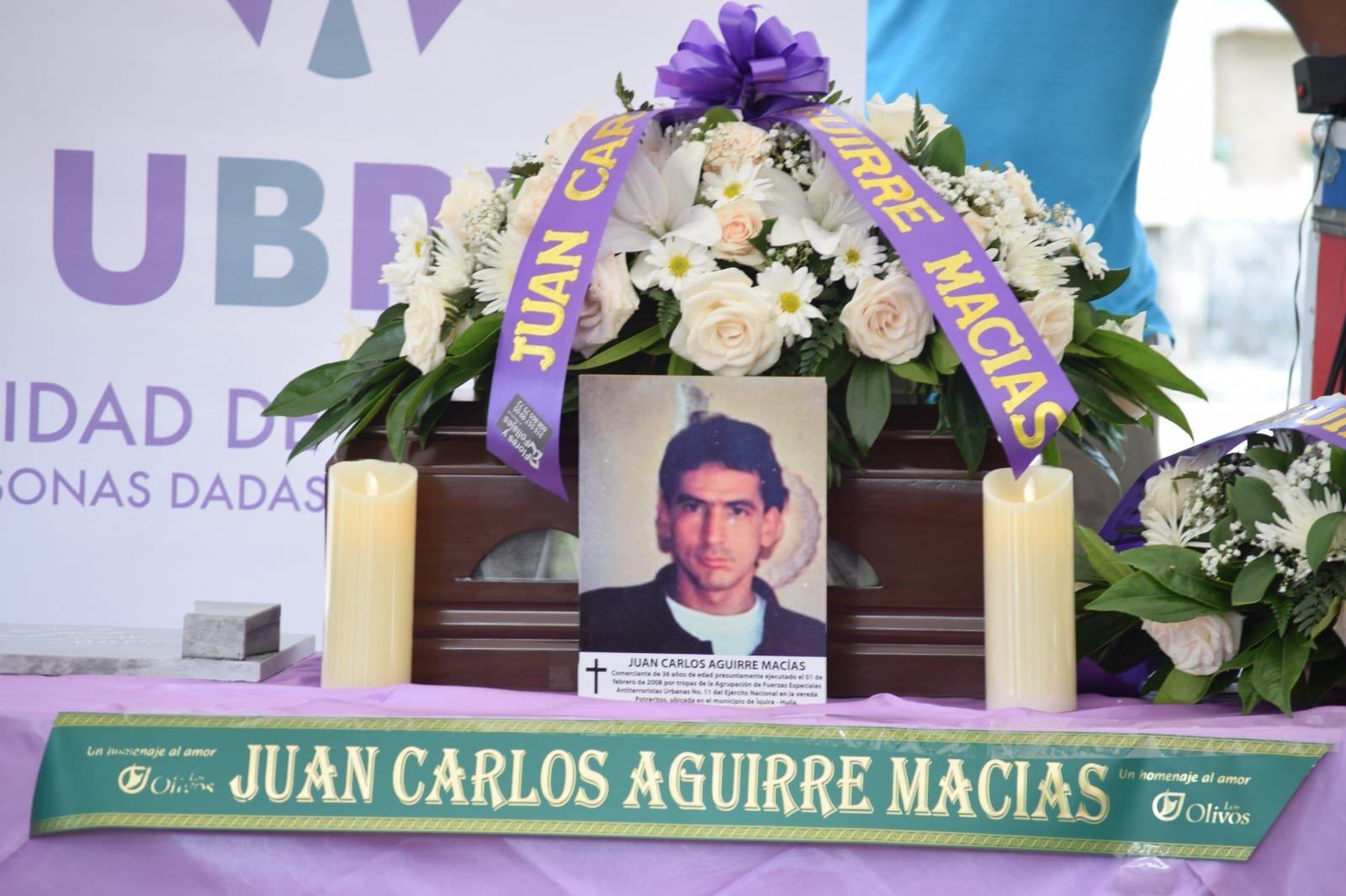 Digna despedida para desaparecido entregado por la JEP