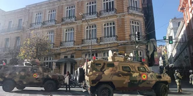 Fallido golpe de estado en Bolivia