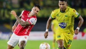 Victoria del Bucaramanga en la ida de la final del fútbol colombiano