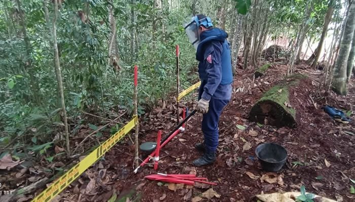 Más territorios huilenses libres de minas antipersona