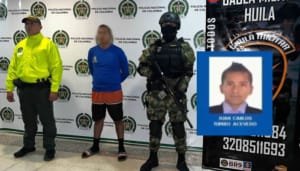 Buscado en el Caquetá, capturado en el Huila