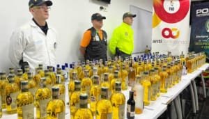 Incautado licor adulterado y de contrabando