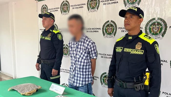 Detienen a alias Zancudo con marihuana