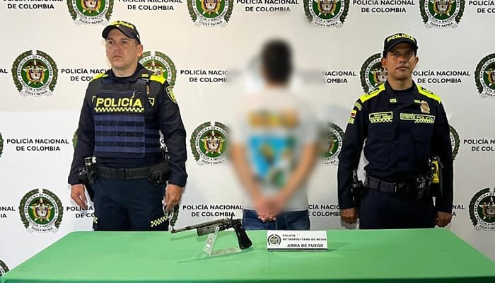 Menor de edad aprehendido con arma artesanal