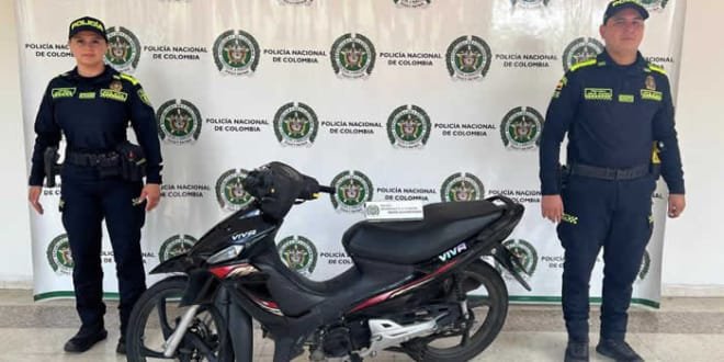 Nueva recuperación de una motocicleta en Neiva