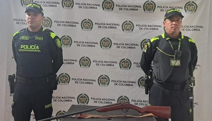 Escopeta recuperada en el noroccidente del Huila