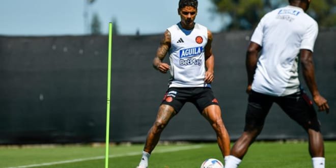 Selección Colombia sigue entrenando y pensando en Brasil