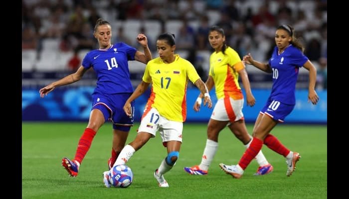 Derrota colombiana en el inicio del fútbol femenino en París 2024