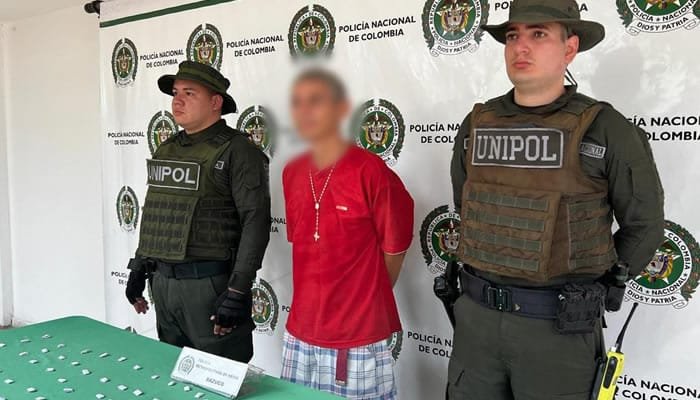 Capturado individuo con estupefacientes en la Comuna Uno