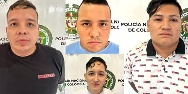 Cuatro detenidos por hurto