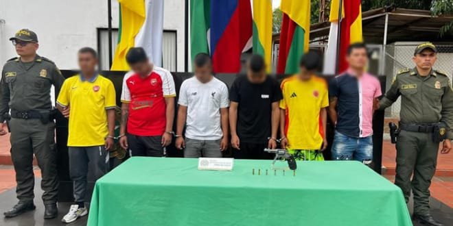 Capturados seis hombres en el norte de Neiva