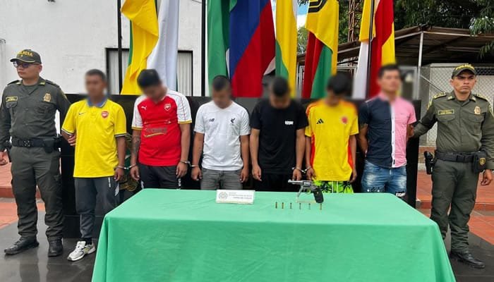 Capturados seis hombres en el norte de Neiva