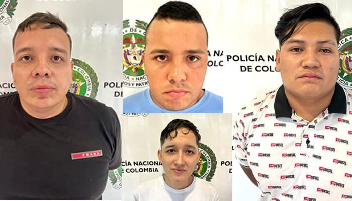 Cuatro detenidos por hurto