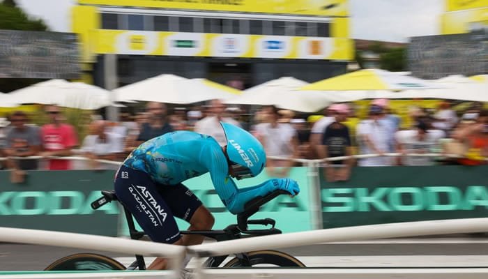 Harold Tejada fue octavo en la etapa final del Tour de Francia