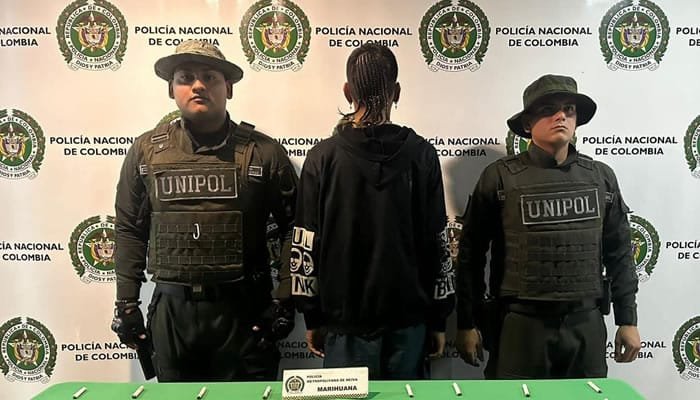 Menor aprehendido con droga